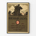 Historischer Militärposter der russischen Kavallerie für Kriegsausleihe