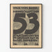 Deutscher Protestposter aus den 1950er Jahren mit kräftiger Typografie