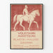 Vintage-Poster Ausstellung Kunst Volkmann - Reiter Wanddekoration
