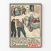 Vintage-Poster Volkszahnklinik – Humorvolle Wanddekoration