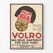 Vintage-Poster Volro Pain Dur für Kinder Wanddekoration
