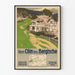 Vintage-Reiseposter von Köln ins Bergische