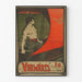 Vintage-Poster Vorwärts mit Matrose und rotem Segel