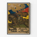 Vintage-Russischer Militärposter - Vorwärts für das Vaterland