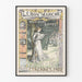 Vintage-Poster Au Bon Marché Museum Bücher 1902