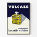 Vintage-Poster Vulcase – Retro-Wanddekoration für Laxativ-Medikament
