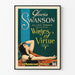 Vintage-Filmplakat „Wages of Virtue“ mit Gloria Swanson