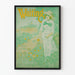 Vintage-Poster Waiting – Retro- und poetische Wanddekoration