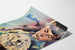 Vintage-Poster Warteschlange Kaufen Sieg-Bonds Wanddekoration Retro