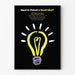 Dekoratives Poster Glühbirne Innovative Idee