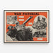 Vintage-War-Poster - Historische Militärische Wanddekoration — gerahmtes Bild an der Wand