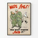 Vintage-Warposter - SPIELSPIELE! Retro-Wanddekoration
