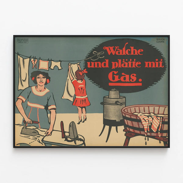 wasche-und-platte-mit-gas