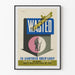 Vintage-Militärposter Wasted Clothing Equipment