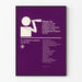 Vintage-Poster mit Unternehmens-Gesundheitsprogrammen