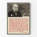 Historisches Poster Winston Churchill Wir werden nicht scheitern 1942