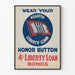 Vintage-Poster der Liberty Loan-Kampagne – Patriotische Wanddekoration