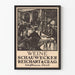 Vintage-Werbeplakat Wein Reichart & Cie