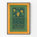 Vintage-Poster des Weinrestaurants Zum Kunstgewerbehaus