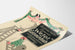 Vintage-Werbeplakat Wejot Leiterschuh Wanddekoration