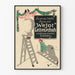 Vintage-Werbeplakat Wejot Leiterschuh Wanddekoration