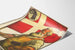 Vintage-Propagandaposter aus Deutschland mit Arbeiter und Flagge
