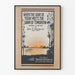 Vintage-Poster Wenn das Grau von heute auf den Sonnenaufgang von morgen trifft