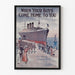 Retro-Wandposter „Wenn deine Jungen zu dir nach Hause kommen“