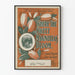 Vintage-Poster Wo die Süßen Magnolien blühen Blumendekoration