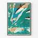 Vintage-Poster White Shadows in the South Seas – Meeresdekoration für die Wand
