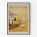 Vintage-Poster 1896 Who Won - Retro nautische Wanddekoration