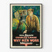 Vintage-Filmplakat Warum Männer arbeiten mit Charley Chase
