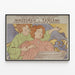 Künstlerischer Poster Wieczorek mit Tänzen - Elegante Vintage-Wanddekoration — gerahmtes Bild an der Wand