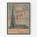 Historisches Poster Wieder frei für Wanddekoration im Vintage-Stil
