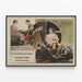 Vintage-Poster des Stummfilms Playing It Wild mit William Duncan und Edith Johnson — gerahmtes Bild an der Wand