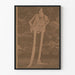 Vintage-Poster Skulptur Longiligne von William King