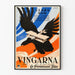 Vintage-Poster Wings - Retro-Kino-Wanddekoration