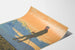 Vintage-Winterposter am Tegernsee - Wanddekoration Bergwinter