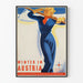 Vintage-Winter-Poster in Österreich im Art-déco-Stil