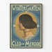 Vintage-Poster Wintergarten Cléo de Mérode für Wanddekoration