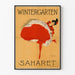 Vintage-Poster Wintergarten Saharet für Wanddekoration