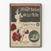 Vintage-Poster Ohne Ton Liebe - Blumen- und Porträtillustration