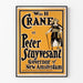 Vintage-Poster Wm H Crane in der Rolle des Peter Stuyvesant