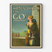 Vintage-Poster Women of Britain Say Go – Historische Wanddekoration