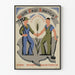 Retro-Poster Work Pays America - Vintage-Landwirtschaftliche Wanddekoration
