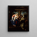 Vision de Saint François - Atelier d'Annibale Carracci — gerahmtes Bild an der Wand