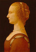 Eine junge Frau - Atelier von Domenico Ghirlandaio — Ansicht des Kunstwerks