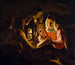 Saint Sébastien soigné par sainte Irène - Atelier de Georges de La Tour — Ansicht des Kunstwerks