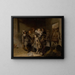 Ein Verhör eines Gefangenen - Atelier von Pieter Jacobsz. Codde — gerahmtes Bild an der Wand