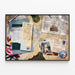 Dekoratives Poster Friedenskorps – Inspiration und Engagement — gerahmtes Bild an der Wand